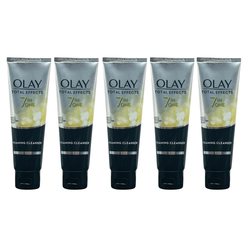 Olay Total Effects 7-in-1 Anti-Aging Foaming Cleanser Lot of 5 Deal